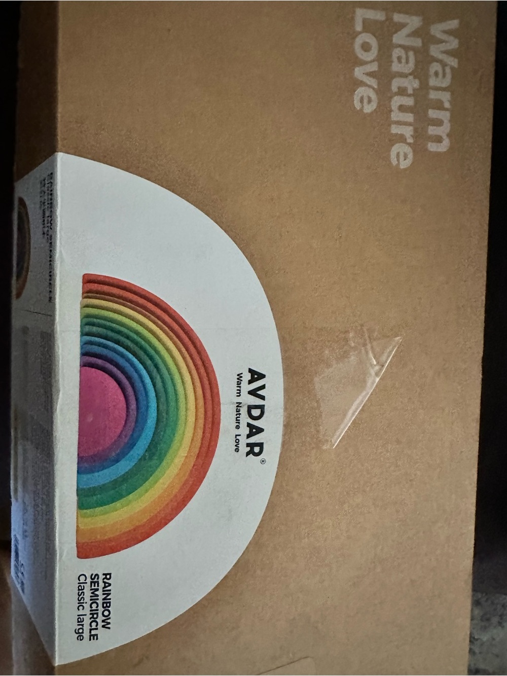 Wooden Rainbow Stacking Toy - Multicolor - Picture 2 of 3